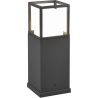 Witham LED 40cm anthracite garden post with dimmer Trio