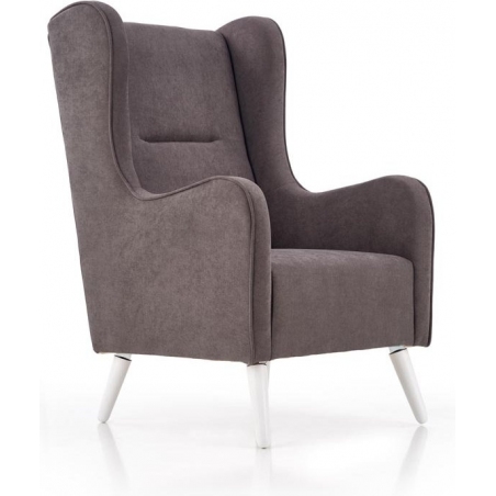 Chester dark grey upholstered armchair Halmar