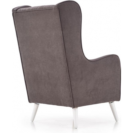 Chester dark grey upholstered armchair Halmar