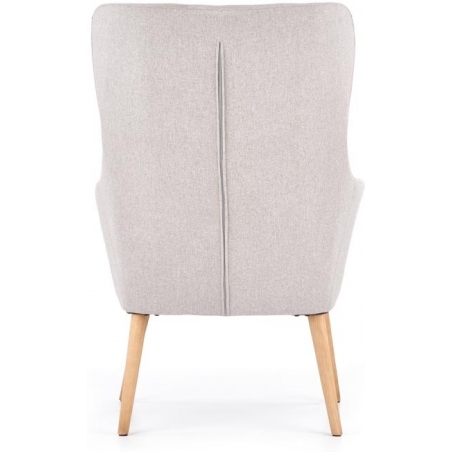 Cotto light grey scandinavian upholstered armchair Halmar
