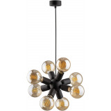 Rubio VIII 20cm black loft pendant lamp TK Lighting