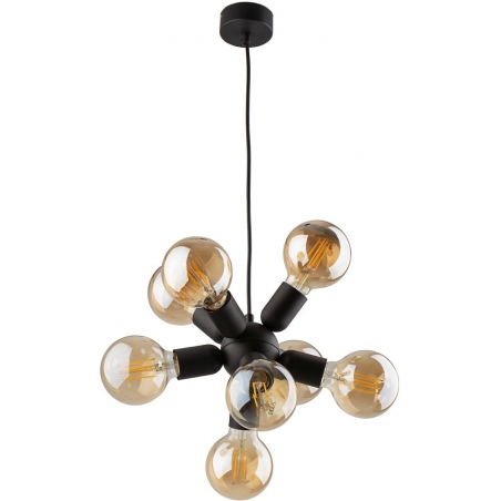 Lampa wisząca loft Rubio VIII 20cm czarna TK Lighting