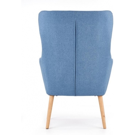 Cotto blue scandinavian upholstered armchair Halmar