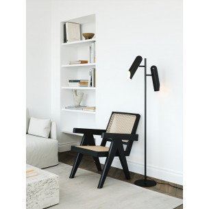 Rochelle black double floor lamp DFTP