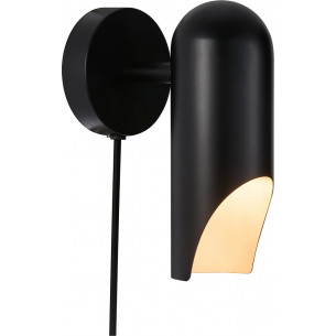Rochelle black designer wall lamp with plug DFTP 2