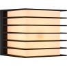 Fluctus 13cm black modern outdoor wall lamp Nordlux