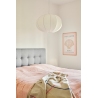 Lampa wisząca z abażurem Aeron 60cm biała Nordlux