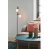 Arild white&amp;black&amp;brass retro 2-light floor lamp Nordlux