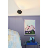 Belir black adjustable wall lamp with plug Nordlux