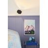 Belir black adjustable wall lamp with plug Nordlux