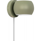 Belir green adjustable plug-in wall lamp Nordlux