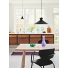 Dial 45cm black scandinavian pendant lamp Nordlux