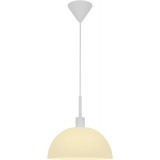 Ellen 30cm white glass semi-globe pendant lamp Nordlux