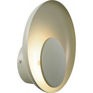 Marsi LED round plug-in wall lamp Nordlux green