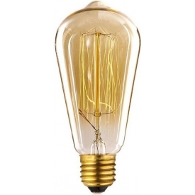 Edison E27 40W amber decorative bulb Altavola