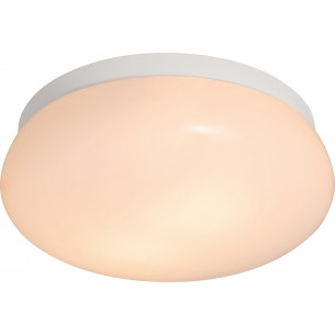 Foam 34cm white round bathroom ceiling lamp Nordlux