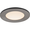 Leonis LED IP65 2700K brushed nickel recessed downlight Nordlux