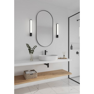 Malaika LED 3000K 49cm black bathroom wall lamp with switch Nordlux