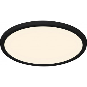 Oja LED 29cm IP20 3000-4000K black round ceiling lamp Nordlux