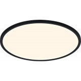 Oja LED 42cm IP20 3000-4000K black round ceiling lamp Nordlux