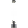 Draco 11.5cm black loft pendant lamp ZumaLine