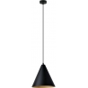 Stylowa Lampa wisząca stożek Rebel 23,5cm czarno-złota Emibig do salonu i sypialni