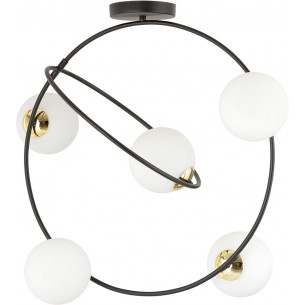 Stardom V 65cm white&amp;black modern glass balls pendant chandelier Emibig