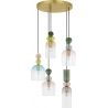 Oro V 51.7cm multicolor pendant decorative glass lamp