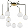 Ovum VIII 75cm white&amp;gold glass pendant lamp