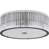 Rich 47cm transparent&amp;blackhampton crystal ceiling lamp