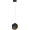 Case LED 20cm black&amp;gold modern pendant lamp