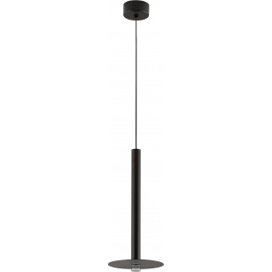 Navrati LED 28cm black minimalist pendant lamp