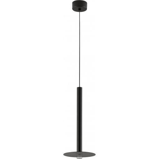 Navrati LED 28cm black minimalist pendant lamp