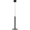 Lampy minimalistyczne. Lampa wisząca minimalistyczna Navrati LED 28cm czarna nad wyspę kuchenną i konsolę