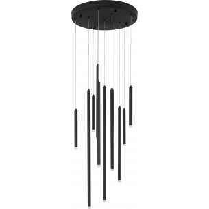 Hose LED 50cm black minimalist tubes pendant lamp