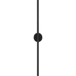 Lampy minimalistyczne. Kinkiet podłużny minimalistyczny String LED 60cm czarny do salonu i sypialni