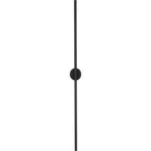 String LED 90cm black minimalistic Long wall lamp