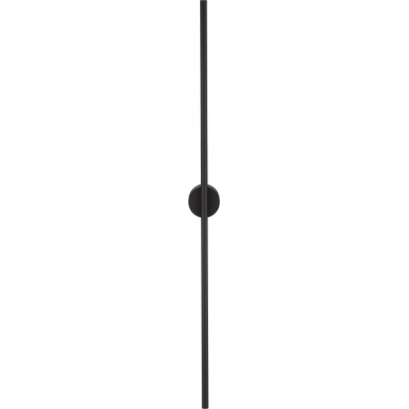 Lampy minimalistyczne. Kinkiet podłużny minimalistyczny String LED 90cm czarny do salonu i sypialni