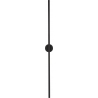 Kinkiet podłużny minimalistyczny String LED 90cm czarny