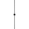 Lampy minimalistyczne. Kinkiet podłużny minimalistyczny String LED 120cm czarny do salonu i sypialni