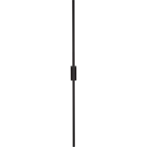 Lampy minimalistyczne. Kinkiet podłużny minimalistyczny String LED II 90cm czarny do salonu i sypialni