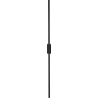 Kinkiet podłużny minimalistyczny String LED II 90cm czarny