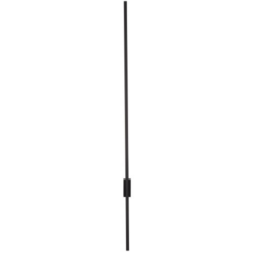 Kinkiet podłużny minimalistyczny String LED II 120cm czarny