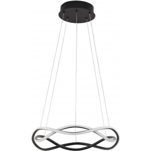 Nanni LED 45cm black modern pendant lamp