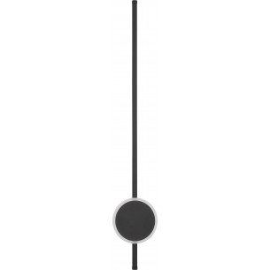 Time LED black vertical decorative wall lamp