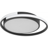 Modal LED 40cm 3000K black modern ceiling lamp