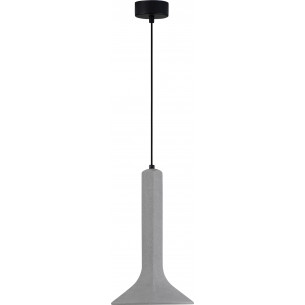 Nolan 22.3cm grey concrete loft lamp