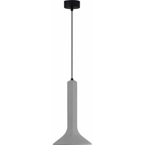 Lampy betonowe. Lampa betonowa loft Nolan 22,3cm szara nad wyspę kuchenną