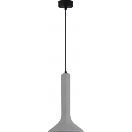 Lampy betonowe. Lampa betonowa loft Nolan 22,3cm szara nad wyspę kuchenną