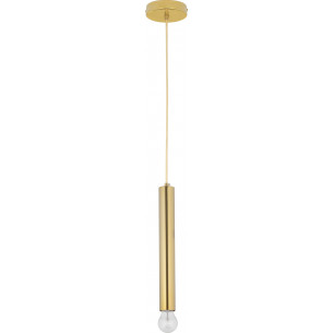 Fitt 4.5cm H35cm gold glamour tube pendant lamp